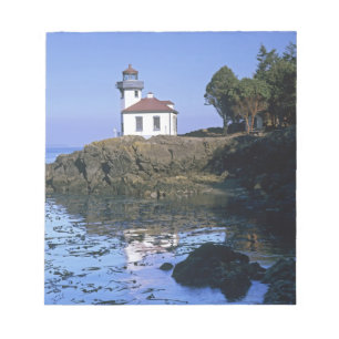 Bloco De Notas WA, Ilha de San Juan, farol de Lime Kiln