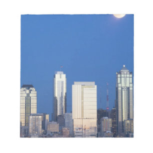 Bloco De Notas WA, Seattle, panorama de Seattle e Elliott Bay 4