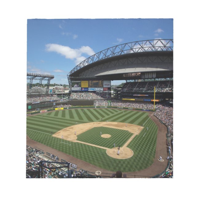 Bloco De Notas WA, Seattle, Safeco Field, beisebol Mariners (Frente)