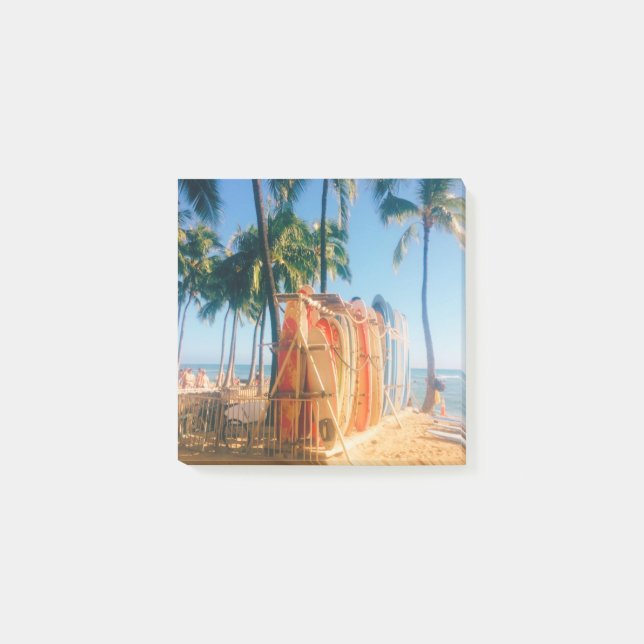 Bloco De Notas Waikiki Beach Surfboards (Frente)