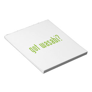 Bloco De Notas wasabi obtido?