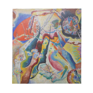 Bloco De Notas Wassily Kandinsky Red Stain Abstrato Art