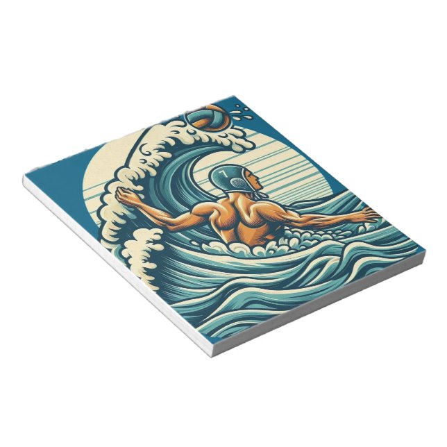 Bloco De Notas Water-polo Player Notepad (Inclinado)