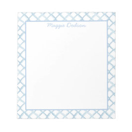 Bloco De Notas Watercolor Blue Notepad