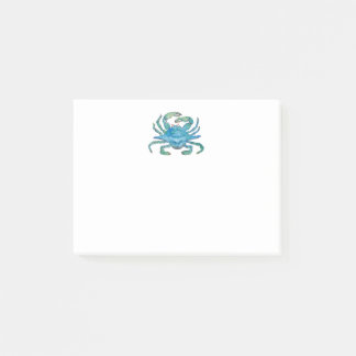 Bloco De Notas Watercolor crab post-it