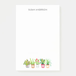 Bloco De Notas Watercolor Greenery  