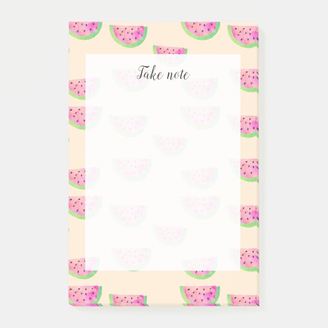 Bloco De Notas Watercolor Melancias (Frente)
