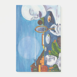 Bloco De Notas Watercolor Science Fiction Worlds Landscape Jet