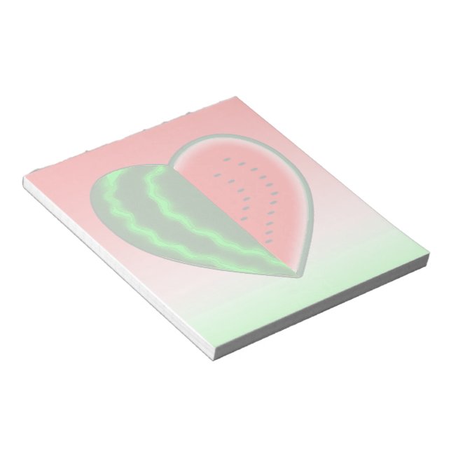 Bloco De Notas Watermelon Love (Inclinado)