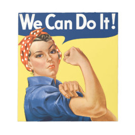 Bloco De Notas We Can Do It! Rosie the Riveter
