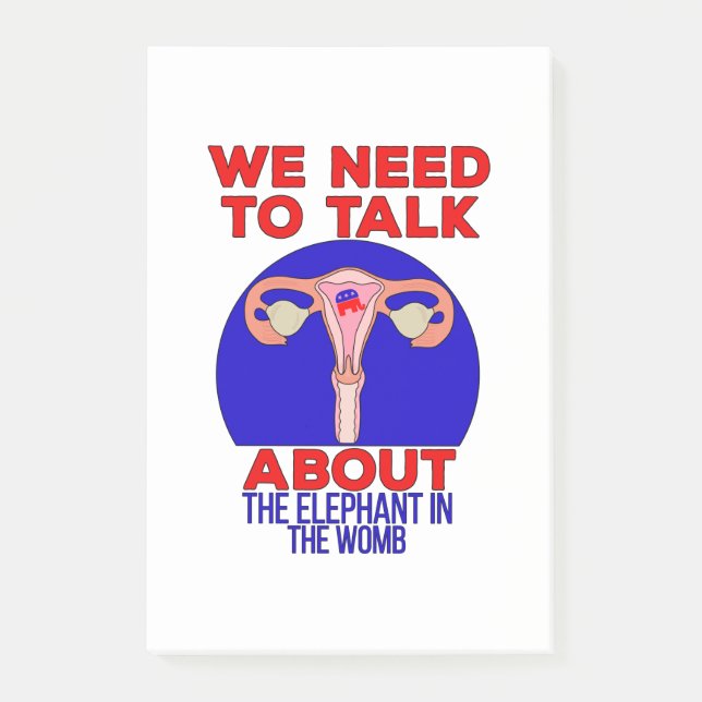 Bloco De Notas We Need to Talk About The Elephant In The Womb (Frente)