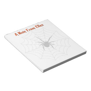 Bloco De Notas Web de aranha
