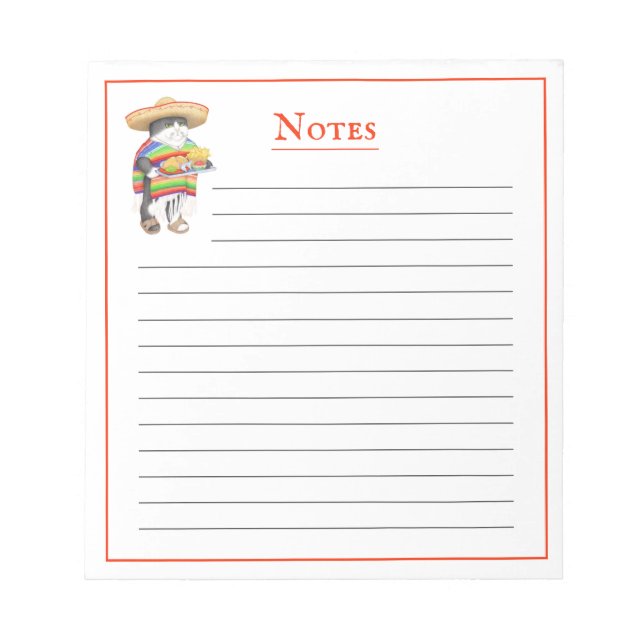 Bloco de Notas WENDELITO 5,5"x6" + Linhas (Frente)