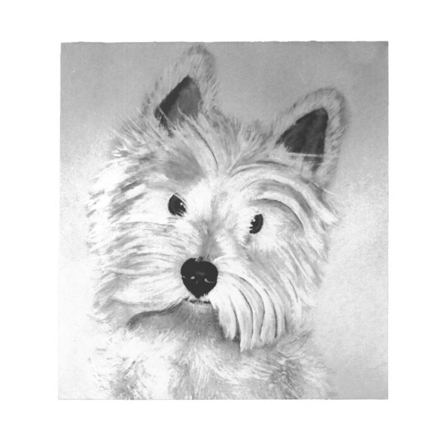 Bloco De Notas West Highland White Terrier (Frente)