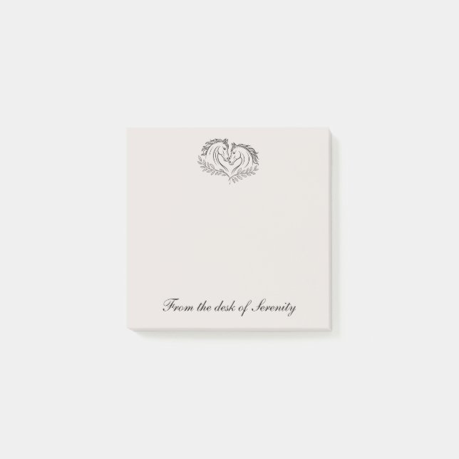 Bloco De Notas Western Horse Equestrian Country Cowgirl Cowboy (Frente)