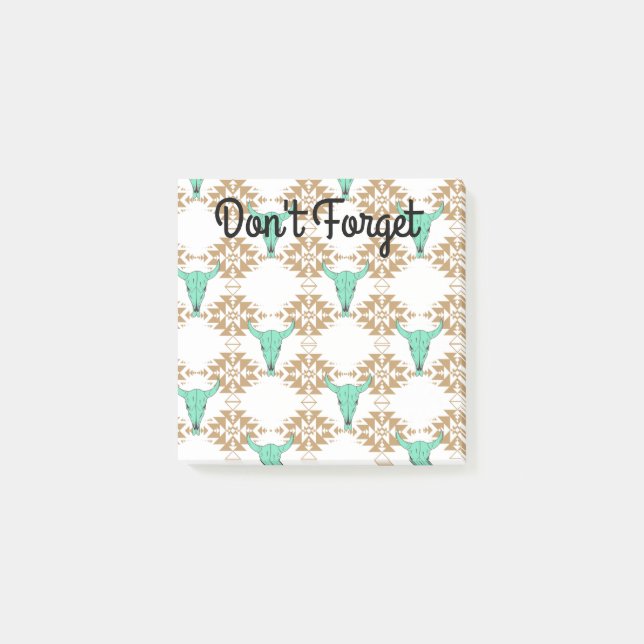 Bloco De Notas Western Style Sticky Notes  (Frente)