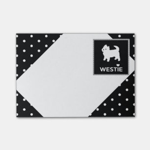 Bloco De Notas Westie pequeno bonito - montanhas ocidentais