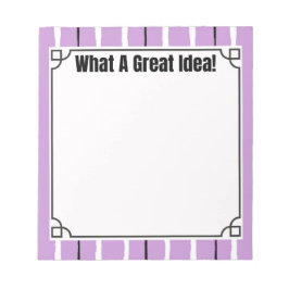 Bloco De Notas What A Great Idea!