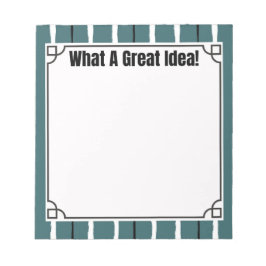 Bloco De Notas What A Great Idea!