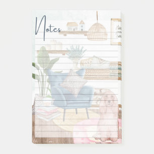 Bloco De Notas Whimsy do dia a dia - Notas ilustradas