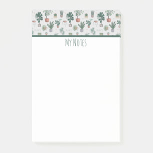 Bloco De Notas Wild Cactus Pattern, cacto