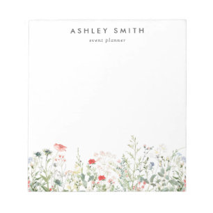 Bloco De Notas Wildflower Meadow Business