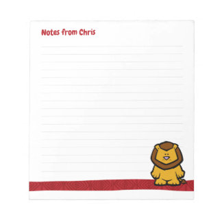 Bloco De Notas Wildlife Lion Pad