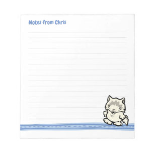 Bloco De Notas Wildlife Wolf Note Pad