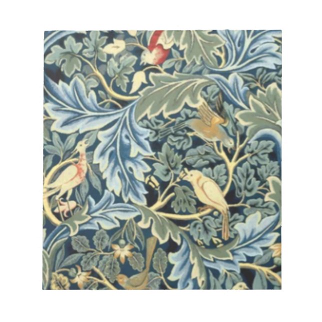 Bloco De Notas William Morris Birds e Acanthus (Frente)