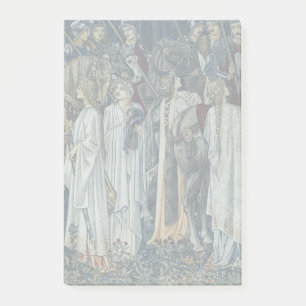 Bloco De Notas William Morris Quest para o Santo Graal: Floresta