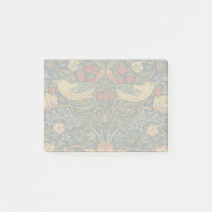 Bloco De Notas William Morris Strawberry Theves Birds