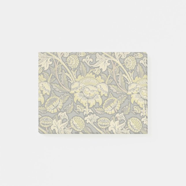 Bloco De Notas William Morris Wey Floral Wallpaper (Frente)