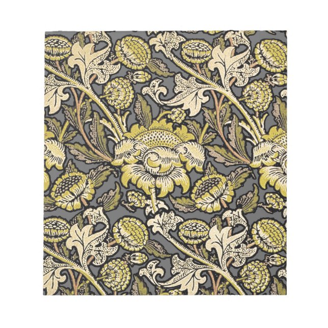 Bloco De Notas William Morris Wey Floral Wallpaper (Frente)