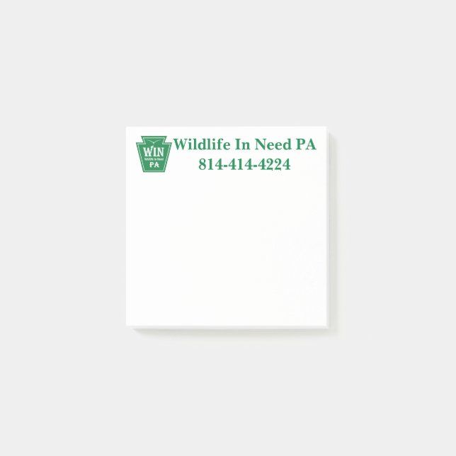 Bloco De Notas WIN Logo Sticky Notes (Frente)