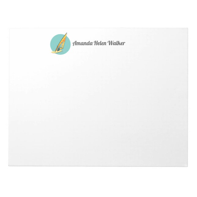 Bloco De Notas Windsurfing (Frente)