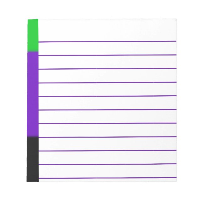 Bloco De Notas Witch Ombre (Frente)