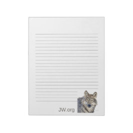 Bloco De Notas Wolf Papel de carta JW