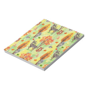 Bloco De Notas Woodland — Animais Aquícolas