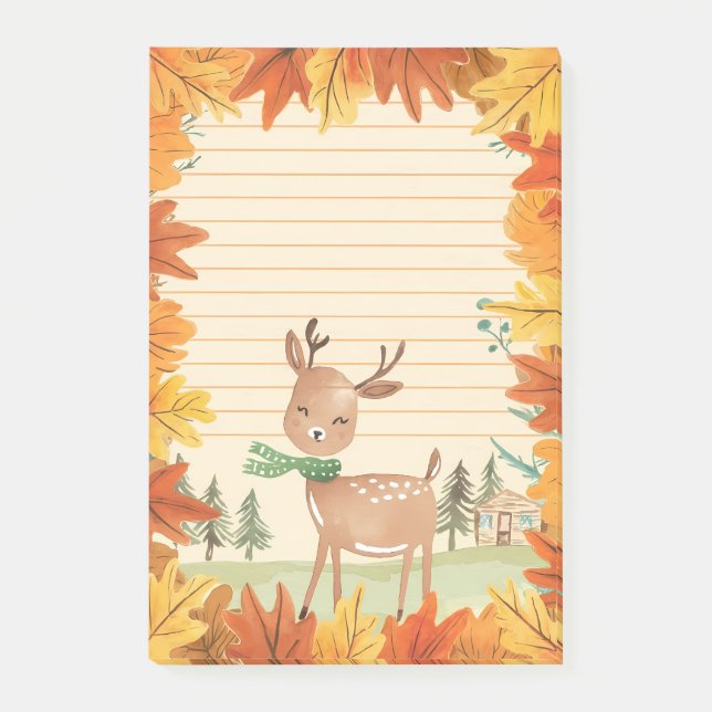 Bloco De Notas Woodland Cozy (Frente)