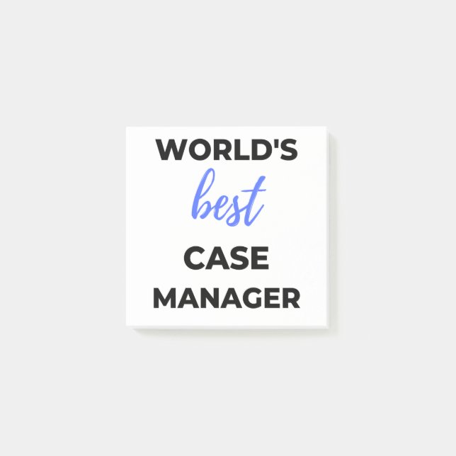 Bloco De Notas World's Best Case Manager 2 (Frente)