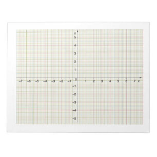 Bloco De Notas X Y Coordena o sistema de álgebra da matemática al