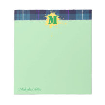 Xadrez de Script Personalizado Tartan Splash Monog