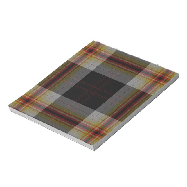 Bloco De Notas Xadrez de Tartan (Invertido)