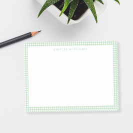 Bloco De Notas Xadrez Ginga Verde