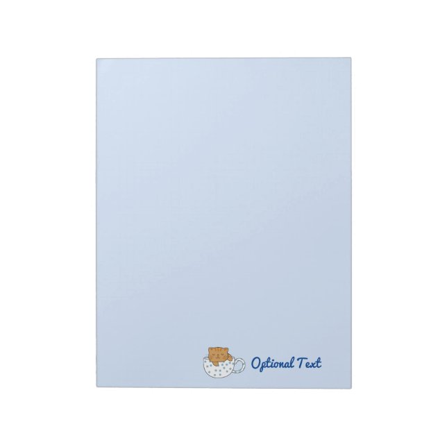 Bloco De Notas Xícara de Gato-Feine Estilo Kawaii (Invertido)