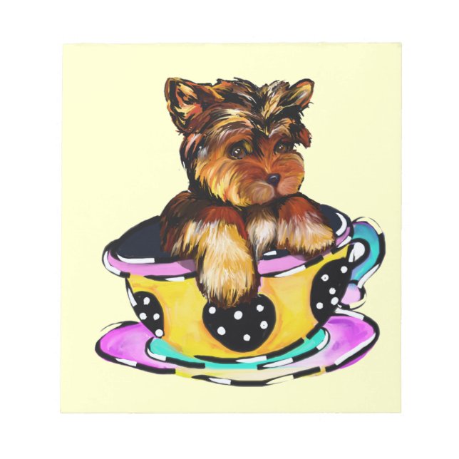 BLOCO DE NOTAS XÍCARA DE YORKIE POO (Frente)
