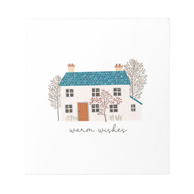 Bloco De Notas Xmas Gift Warm Wish (Frente)