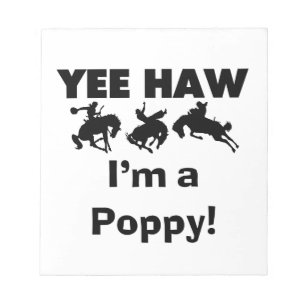 Bloco De Notas Yee Haw, sou uma camiseta e presentes