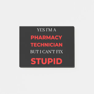 Bloco De Notas Yes I'm A Pharmacy Technician But I Can't Fix