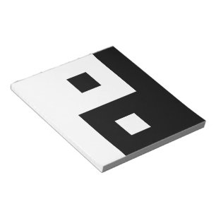 Bloco De Notas Yin quadrado Yang